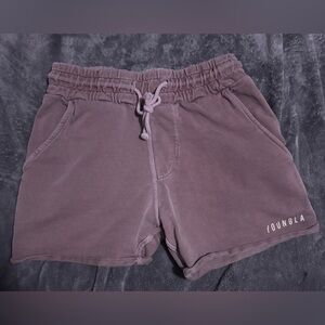 YoungLA Unisex Athletic Shorts Light Brown